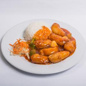 Kuřecí ve sladkokyselé omáčce + rýže